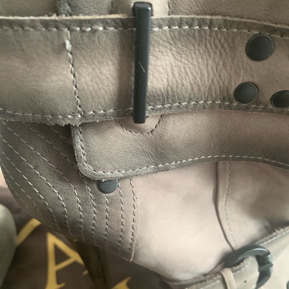 ASH egotist hi-heeled combat boots. Grey and dark grey variations. size 7 1/2. - Picture 9 of 10